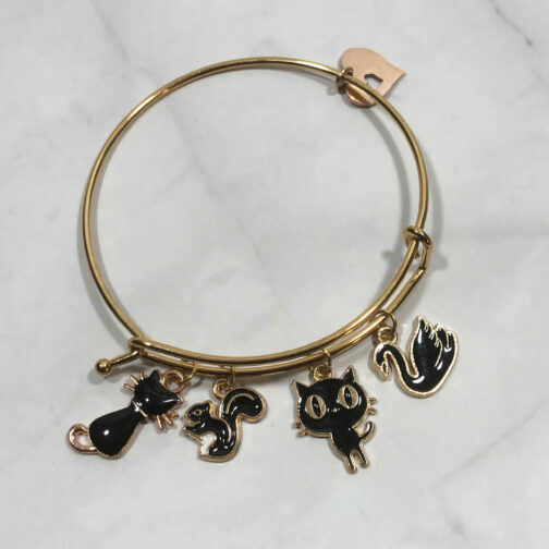 All Black Everything Bangles