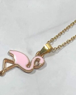 Pink Flamingo Necklace