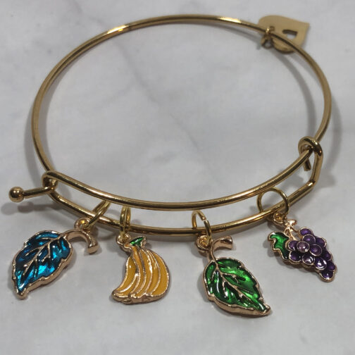 Fruit of the Tree Bangle Charm Bracelet