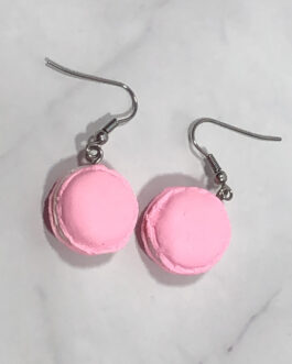 Pink Macaron Earrings