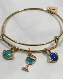 On Top of the World Bangle Charm Bracelet