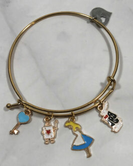 Wonderland Bangle Charm Bracelet