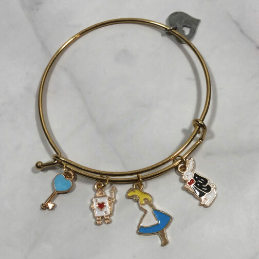 Wonderland Bangle Charm Bracelet