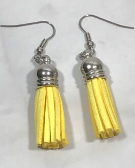 Yellow Tassel Earrings